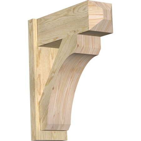 Ekena Millwork Legacy Craftsman Rough Sawn Outlooker, Douglas Fir, 8"W x 22"D x 26"H OUT08X22X26LEC04RDF